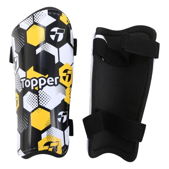 Kit Chuteira Futsal Topper Resenha + Caneleira + Bola