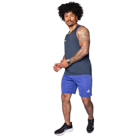 Regata Masculina Topper Treino Performance Marinho