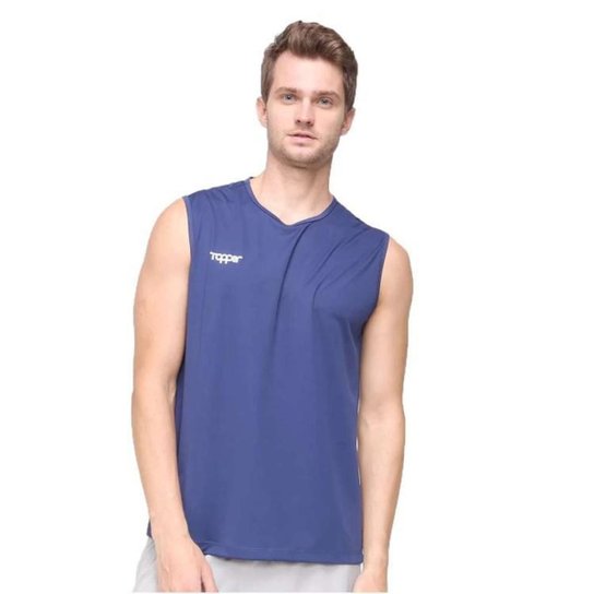 Regata Topper Treino Classic Masc - Marinho - P