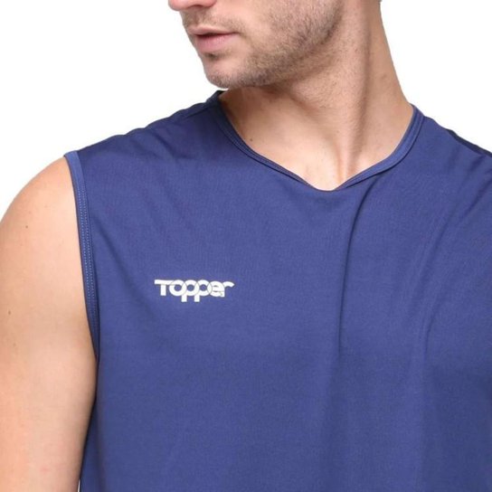 Regata Topper Treino Classic Masc - Marinho - P