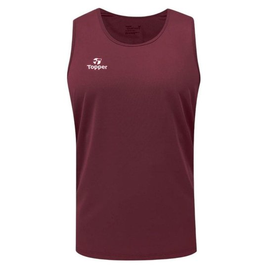Regata Topper Treino Classic Masculina - Bordô P